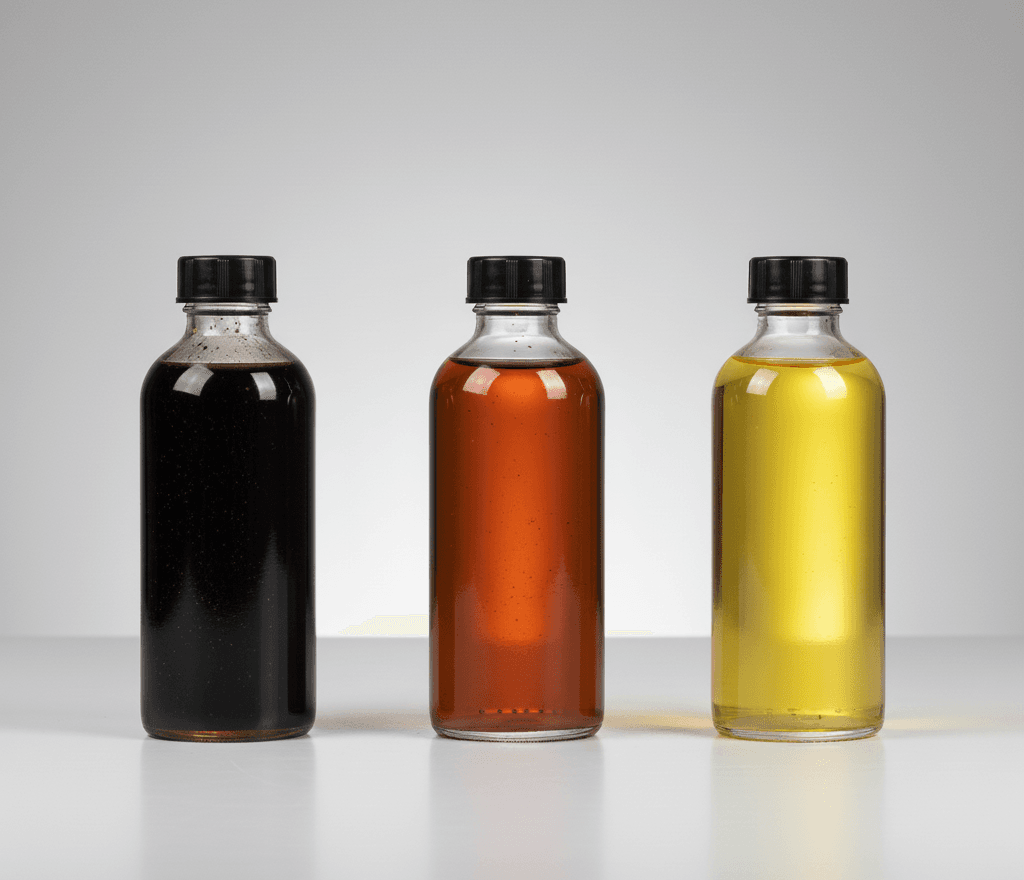 Próbka oleju do analizy