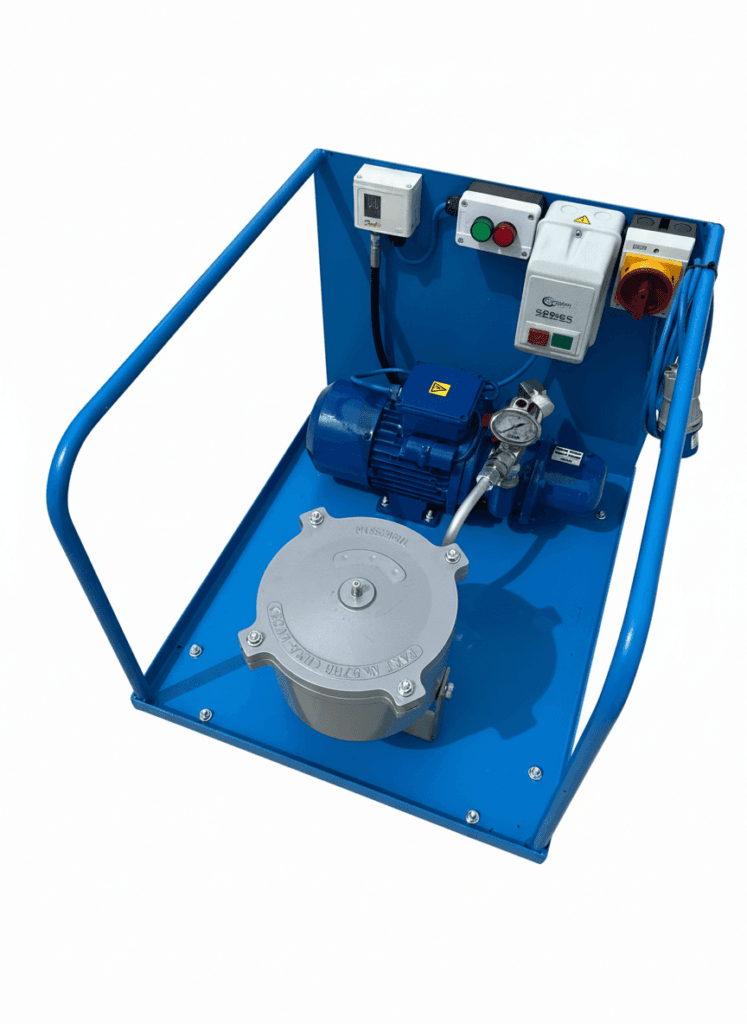 Urządzenie MS1 do mikrofiltracji oleju hydraulicznego – stacja robocza
