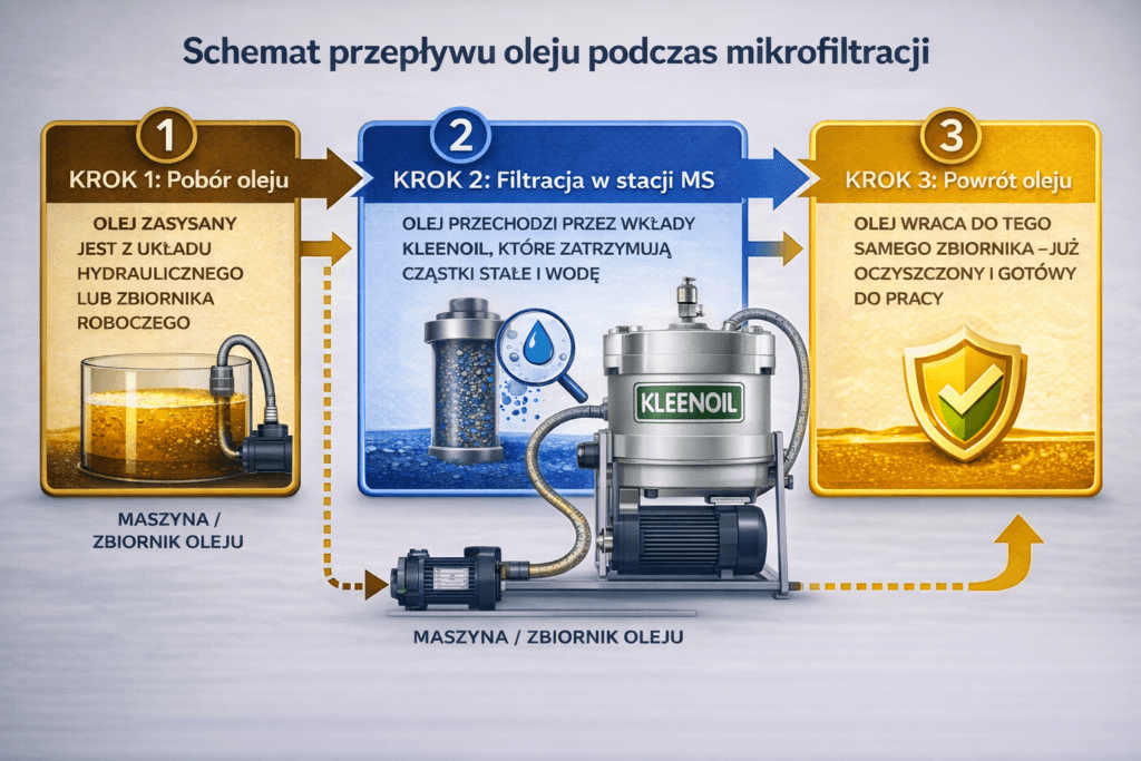 schemat mikrofiltracji oleju matimpex